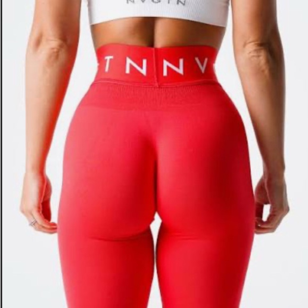 NVGTN Sport Seamless Leggings Red